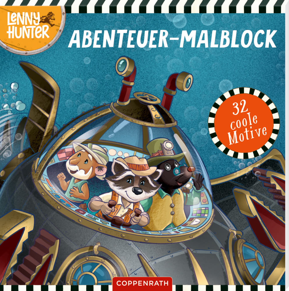 Abenteuer-Malblock: 32 coole Motive (Lenny Hunter)