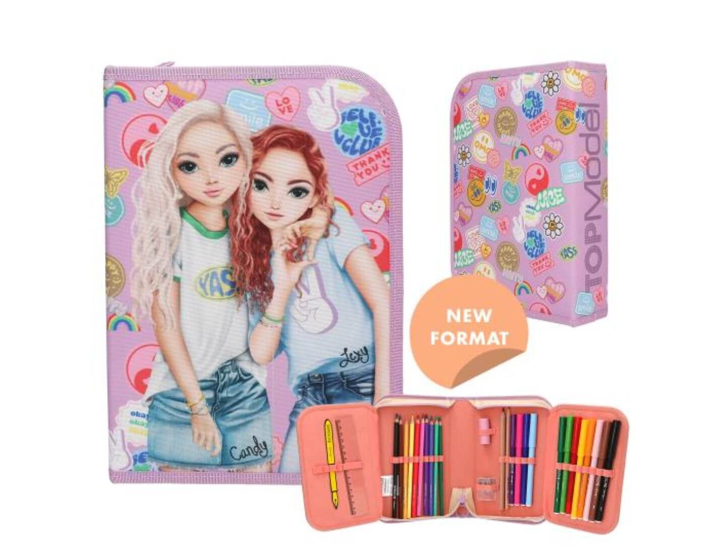 TOPModel Deluxe Federtasche GIRL POWER
