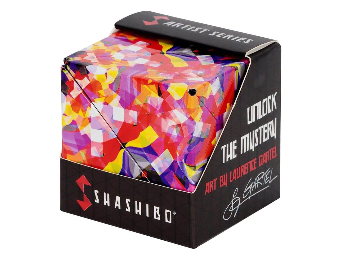 Shashibo Cube - Geometrischer Magnetwürfel Confetti