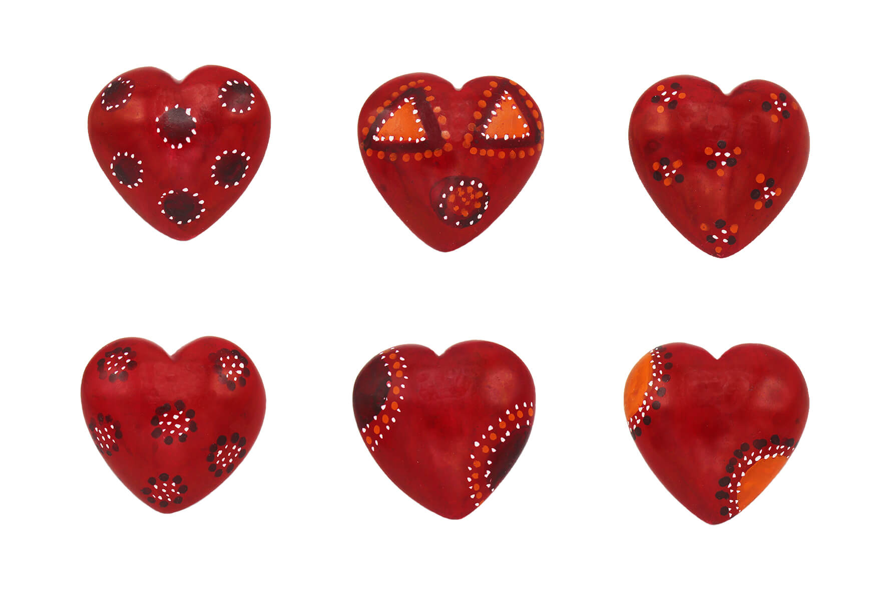 I027_1-2 Amore Speckstein Herz (einzeln)