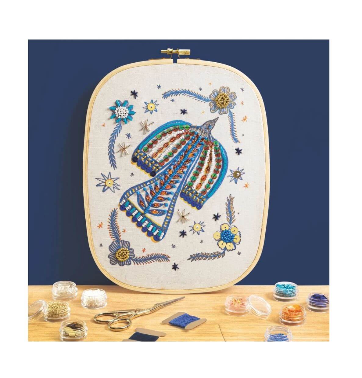 Atelier 59 - Perlenstickerei Vogel