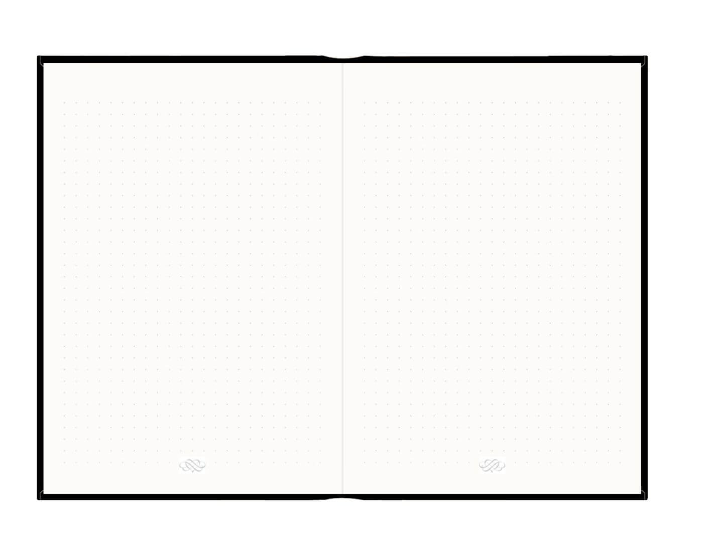 Notizbuch mit Glitzer-Stoffeinband: Passion for Pages