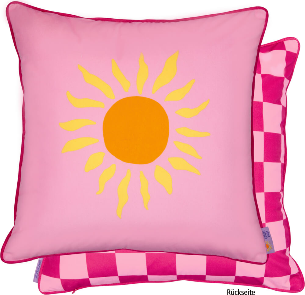 Kissen Karo - I love Summer (ca. 45x45 cm)