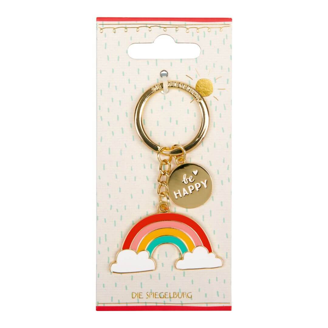 Schlüsselanhänger Regenbogen - Viel Glück