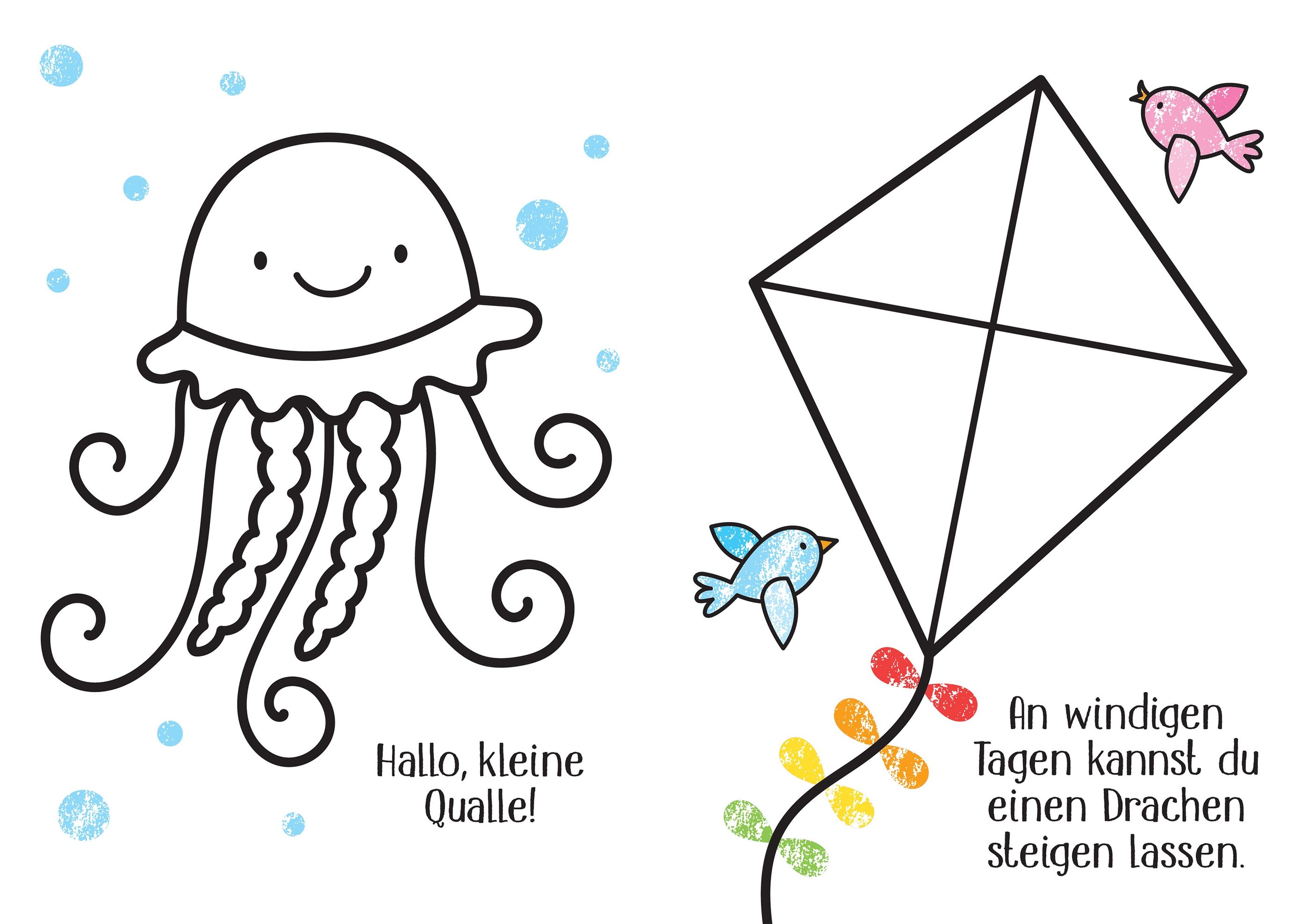 Kleine Kreativ-Werkstatt - Ganz einfach ausmalen: Am Strand