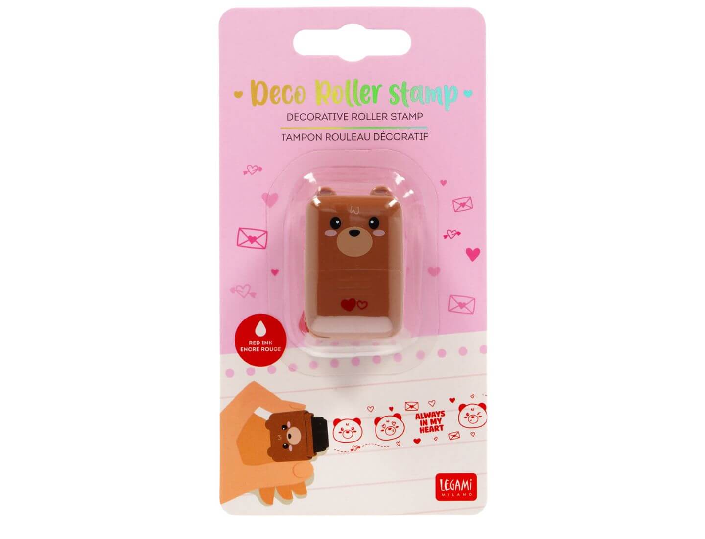Deko-Rollstempel Teddy Bear