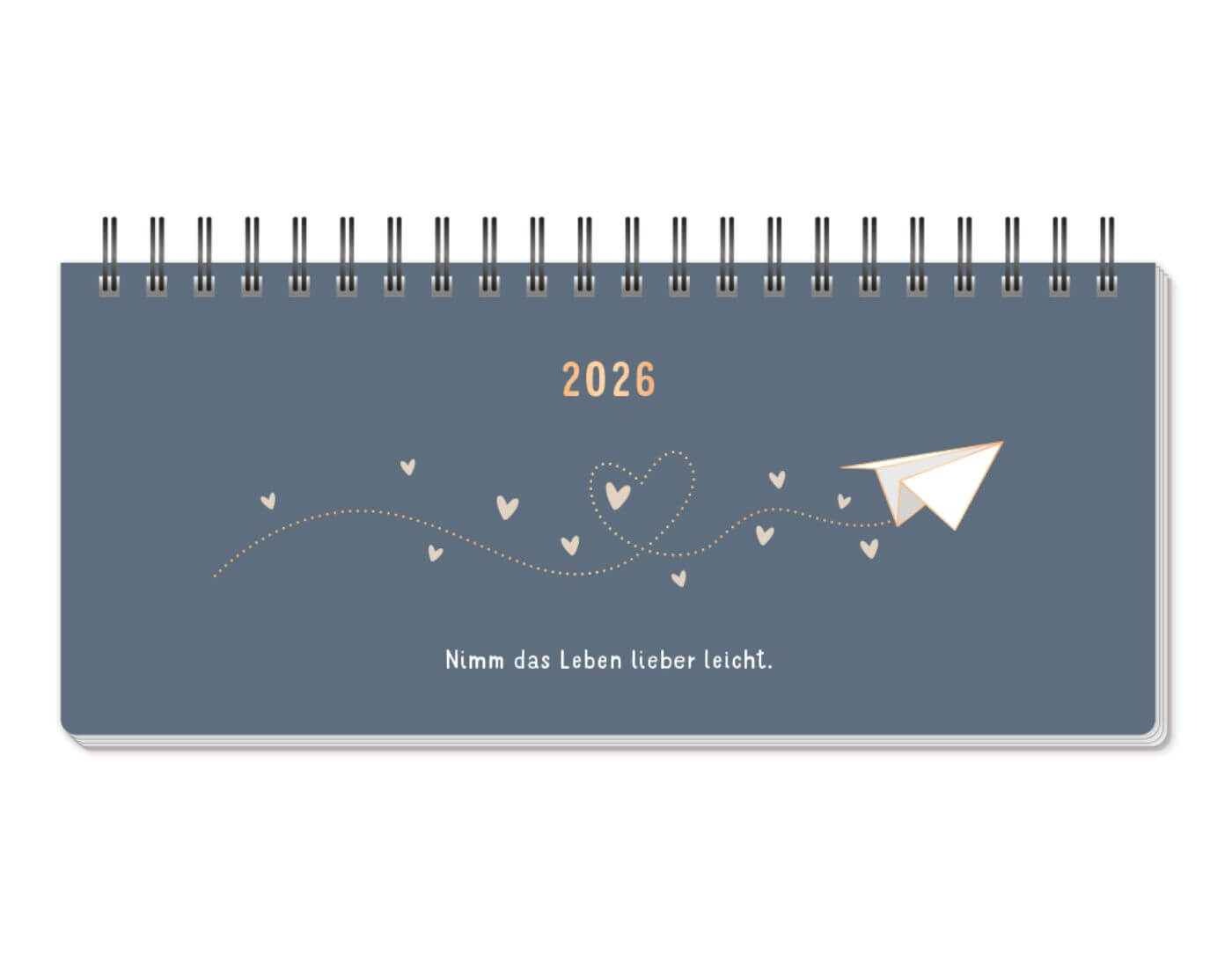 Wochenplaner 2026 Nimm das Leben lieber leicht (mit Kalendarium)