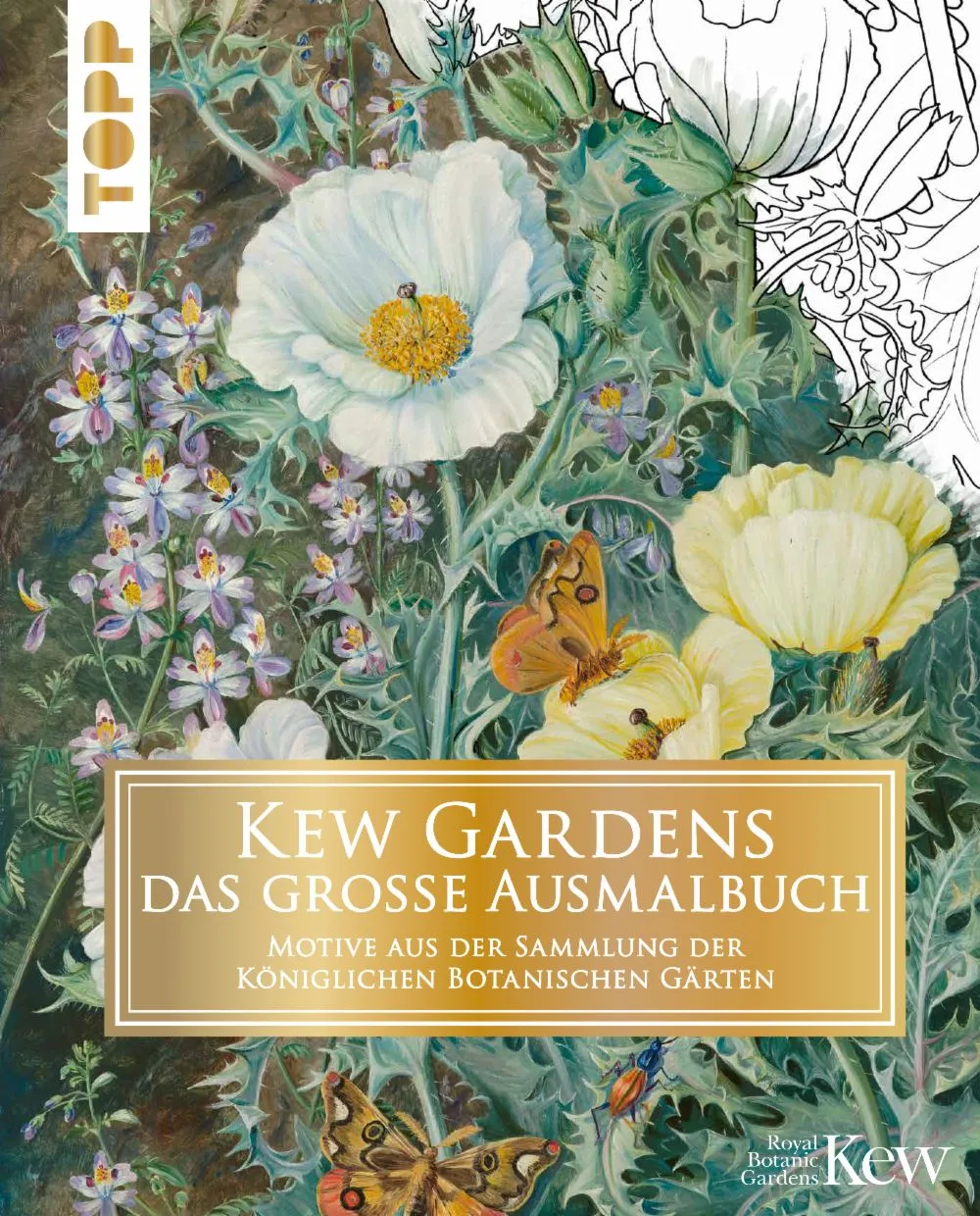 Kew Gardens - Das große Ausmalbuch