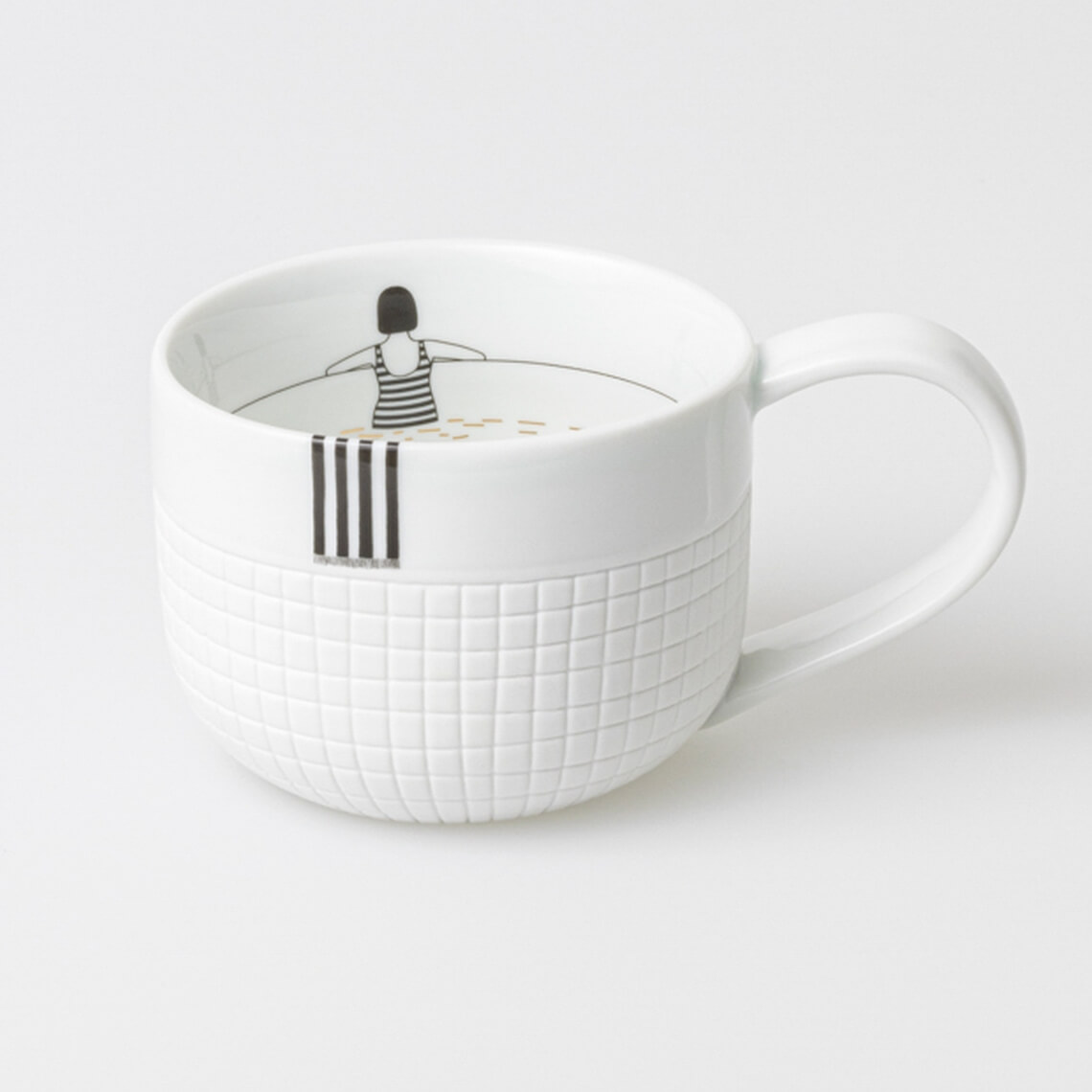 BILDERGESCHICHTEN AUSZEIT. TASSE. BADESEE