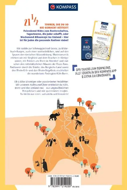 Elisabeth Odendahl: KOMPASS Radvergnügen in und um Köln & Bonn - 21 1/2 Feierabend-Rides, Tagestoure