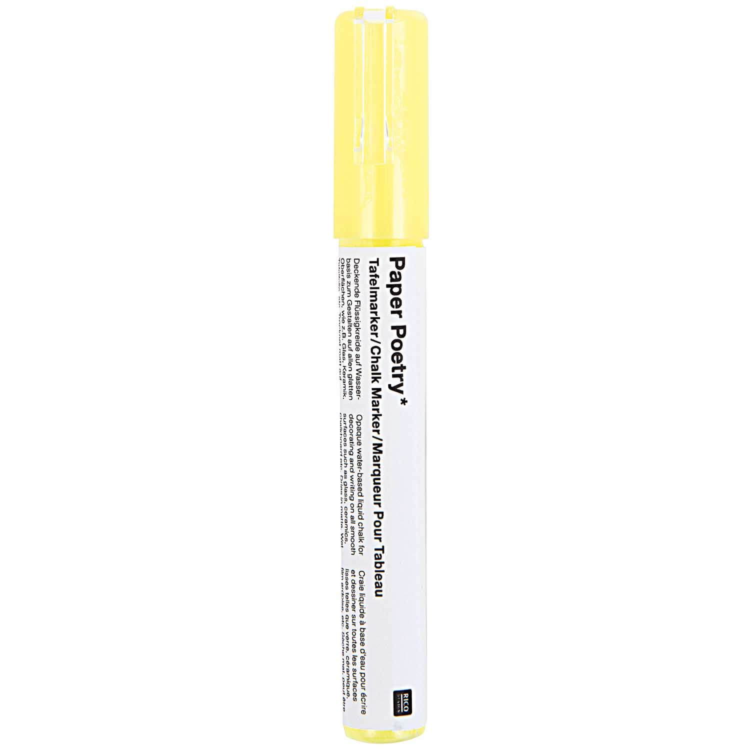 08792-81-32_1-1 Tafelmarker, gelb, Kreidestift