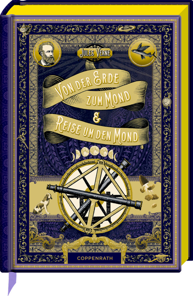 Jules Verne: Von der Erde zum Mond & Reise um den Mond (Schmuckausgabe)