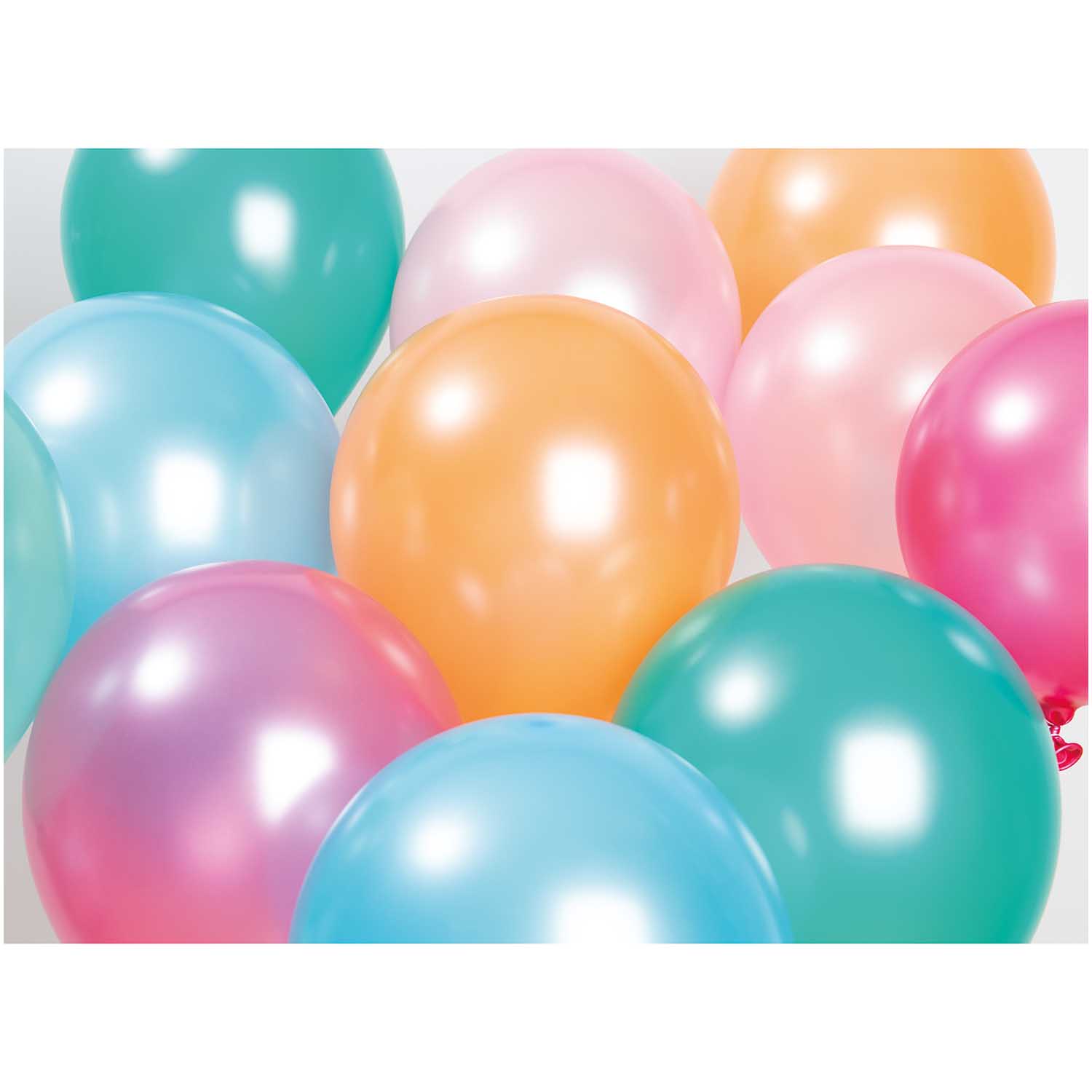 Luftballon Mix Pastell Matt