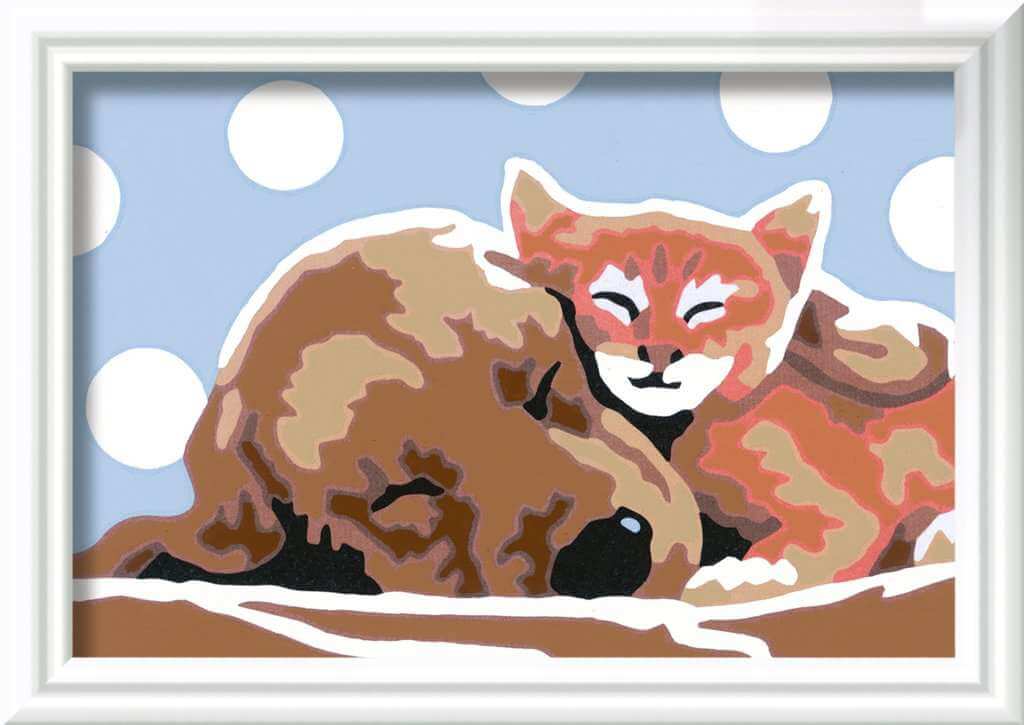 Tierliebe - Malen nach Zahlen