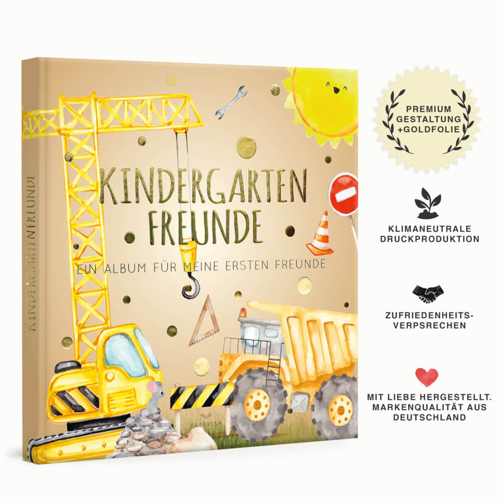 Freundebuch Kindergartenfreunde - BAUSTELLE