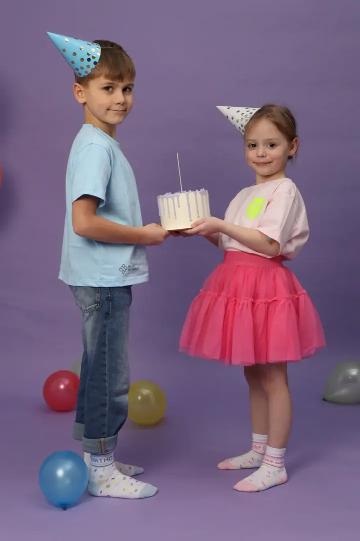 Socken - Birthday Girl (Größe 21-26 / 3-5 Jahre)