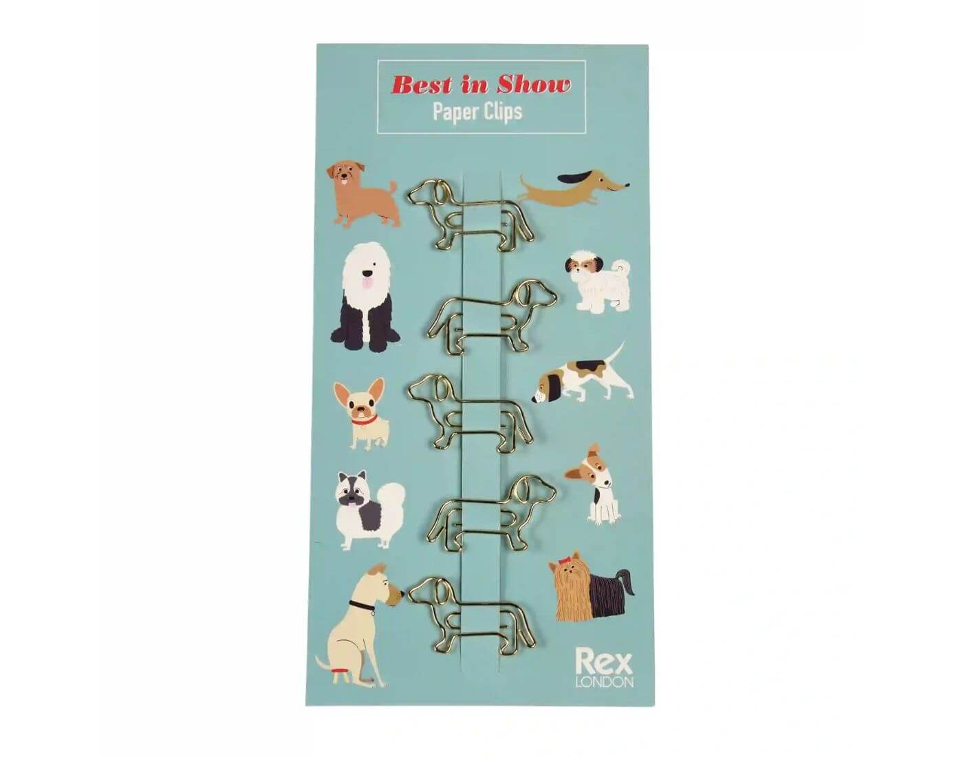 rex-london-bueroklammer-hunde-2 Hunde-Büroklammern Best in Show 5er Set