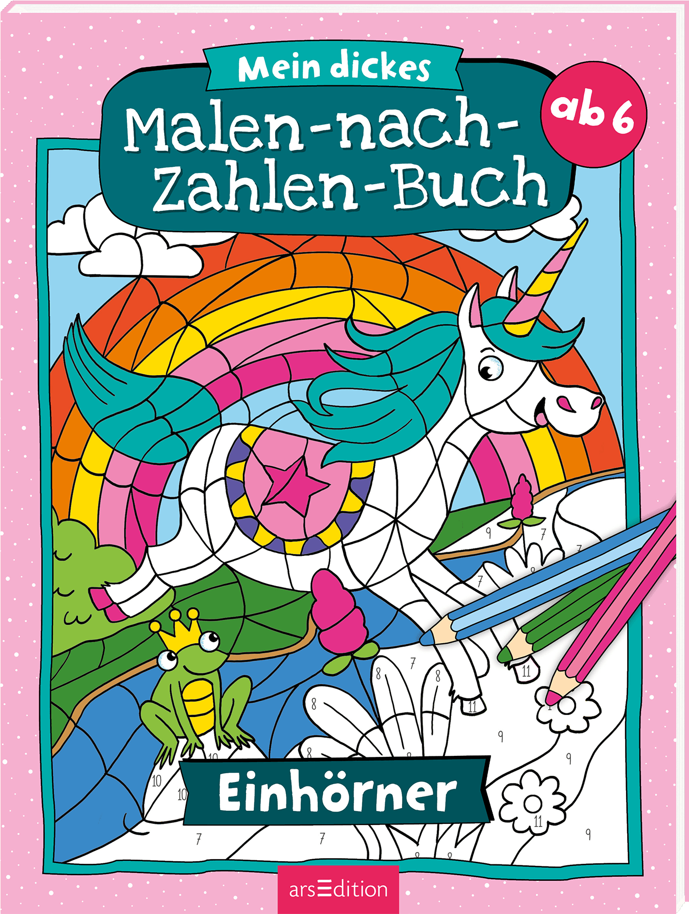 Mein dickes Malen-nach-Zahlen-Buch – Einhörner Mein dickes Malen-nach-Zahlen-Buch – Einhörner