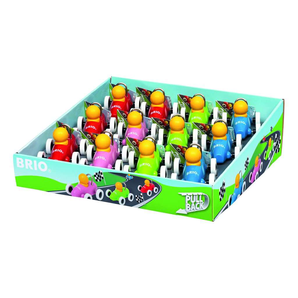 BRIO Rennwagen mit Rückziehmotor