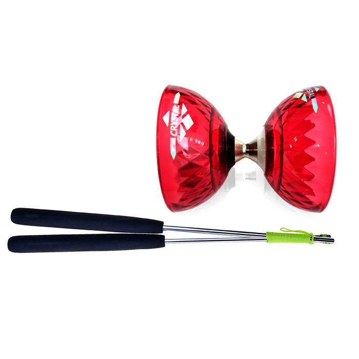 Diabolo Acrobat Crystal Bearing Set rot
