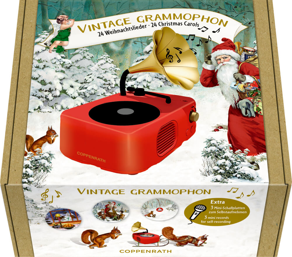 Vintage-Grammophon, Sound-Adventskalender (B. Behr)