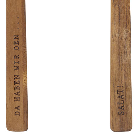 SALATBESTECK - DA HABEN WIR DEN SALAT