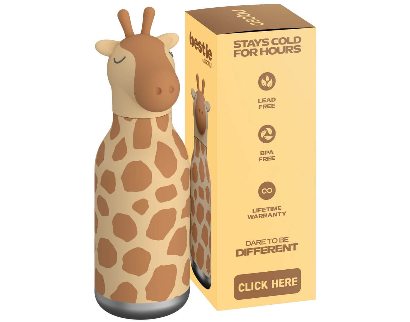 Bestie Trinkflasche Giraffe