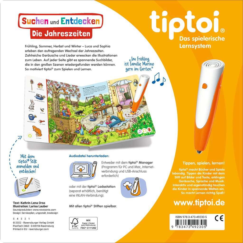 tiptoi® Suchen und Entdecken: Die Jahreszeiten