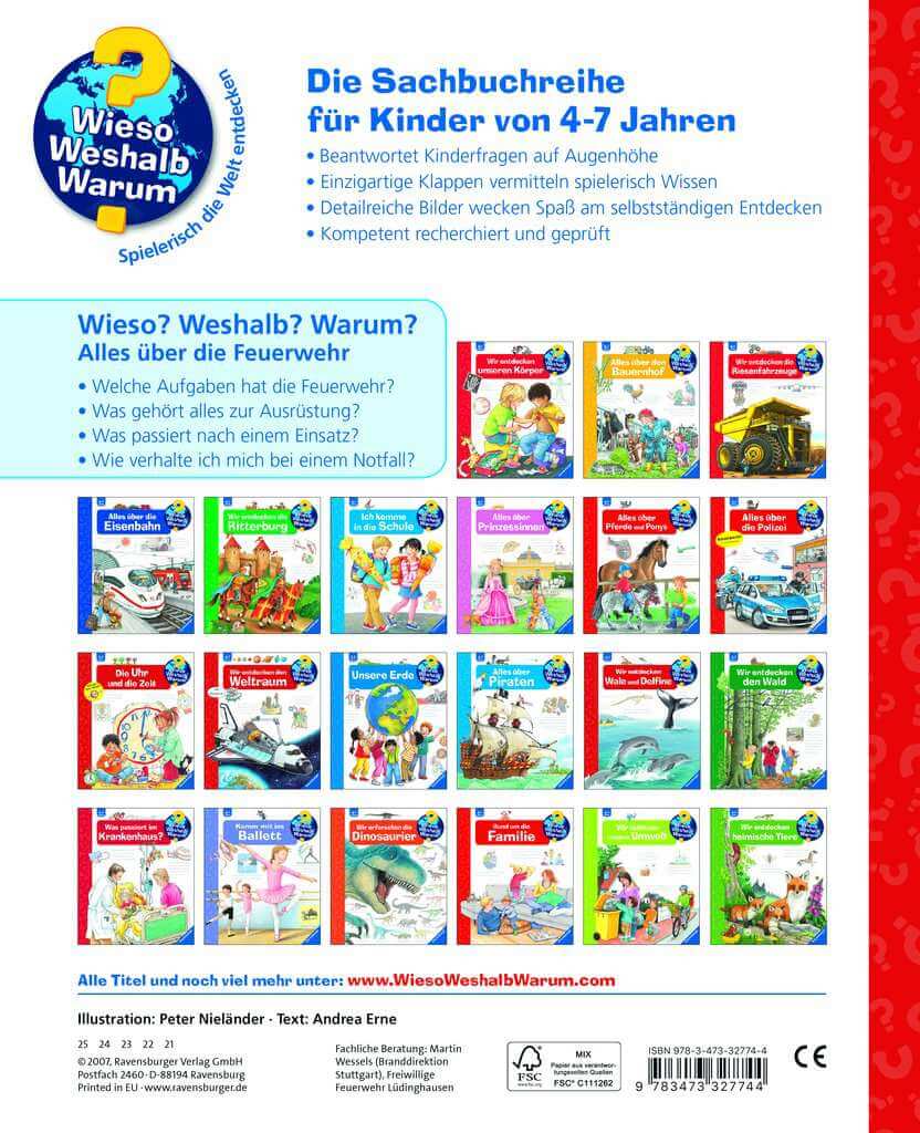 Wieso? Weshalb? Warum? Band 2: Alles über die Feuerwehr