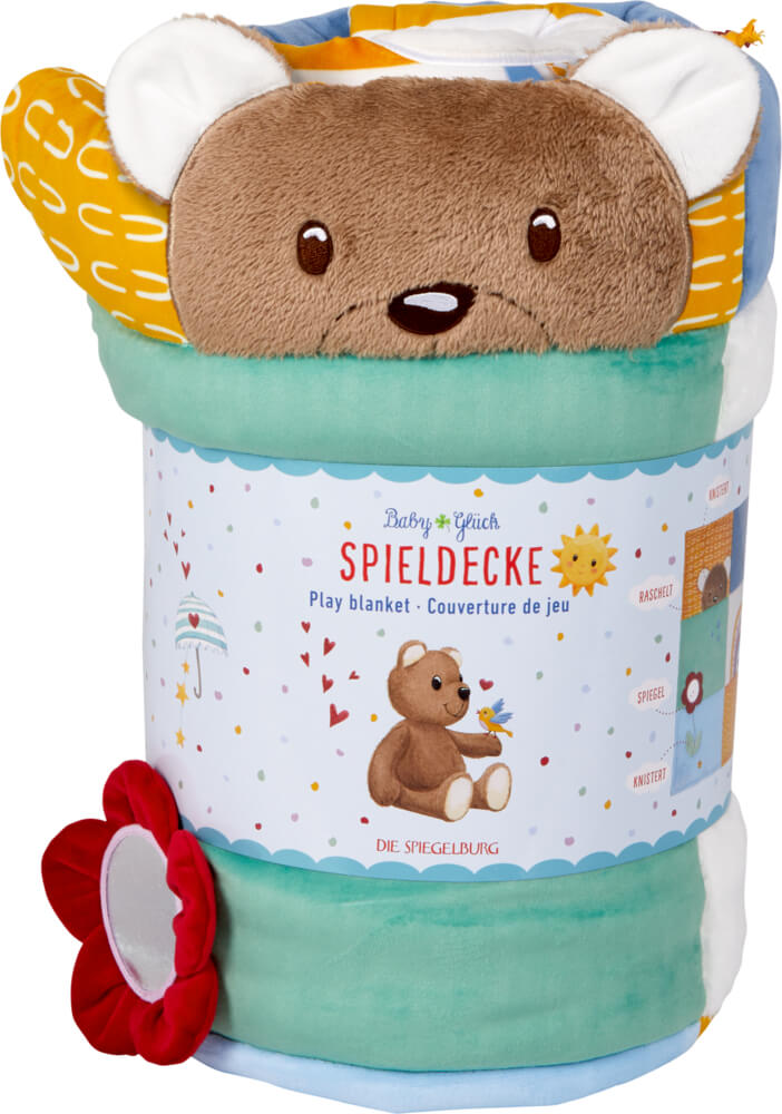 Spieldecke Regenbogen - BabyGlück (ca. 100x80 cm) Spieldecke Regenbogen - BabyGlück (ca. 100x80 cm)
