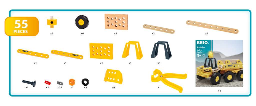BRIO Builder Volvo Muldenkipper
