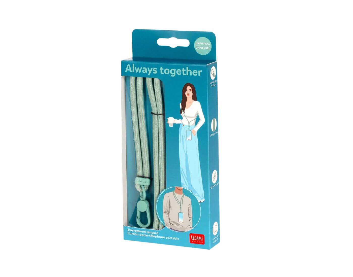 legami-trageschlaufe-mint-2 Handy-Trageschlaufe - Always Together - Milk & Mint