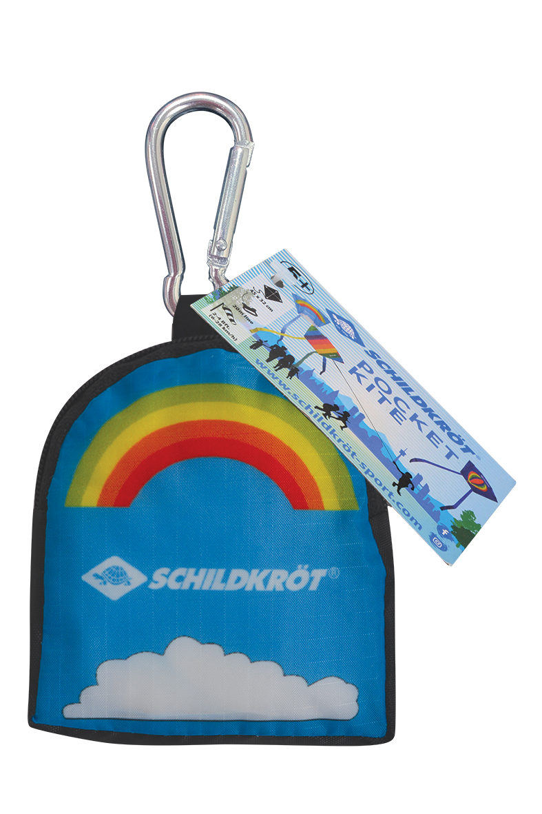 970400_Sled_Kite_Regenbogen_Verpackung_web Mini Pocket Kites/Drachen (verschiedene Motive zur Auswahl)