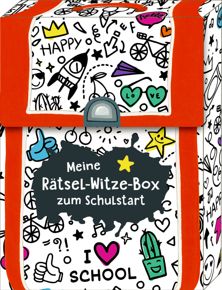 Kartenbox: Meine Rätsel-Witze-Box zum Schulstart Kartenbox: Meine Rätsel-Witze-Box zum Schulstart