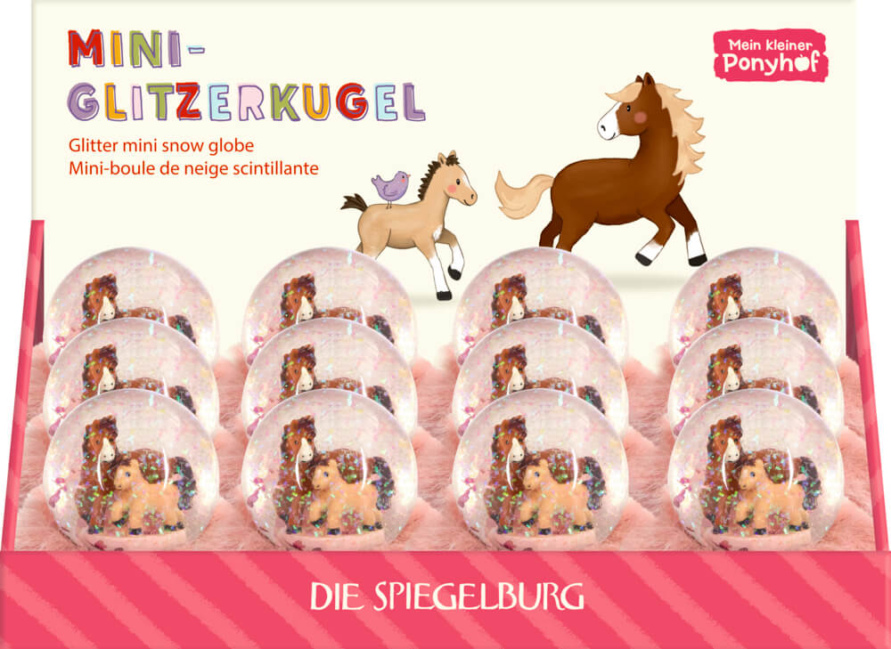Mini-Glitzerkugel - Mein kleiner Ponyhof