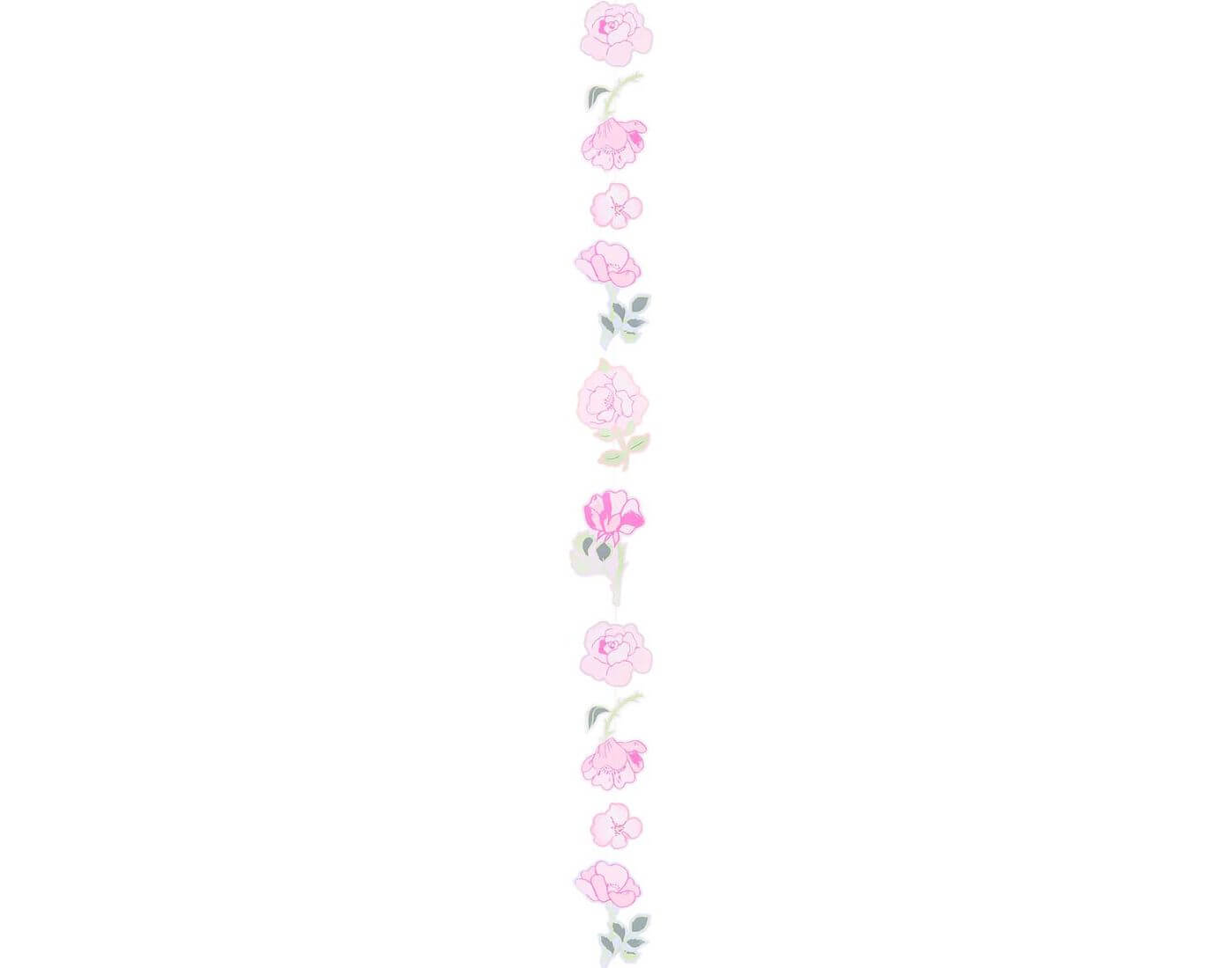 Paper Poetry Genähte Girlande Rosen 2,3m