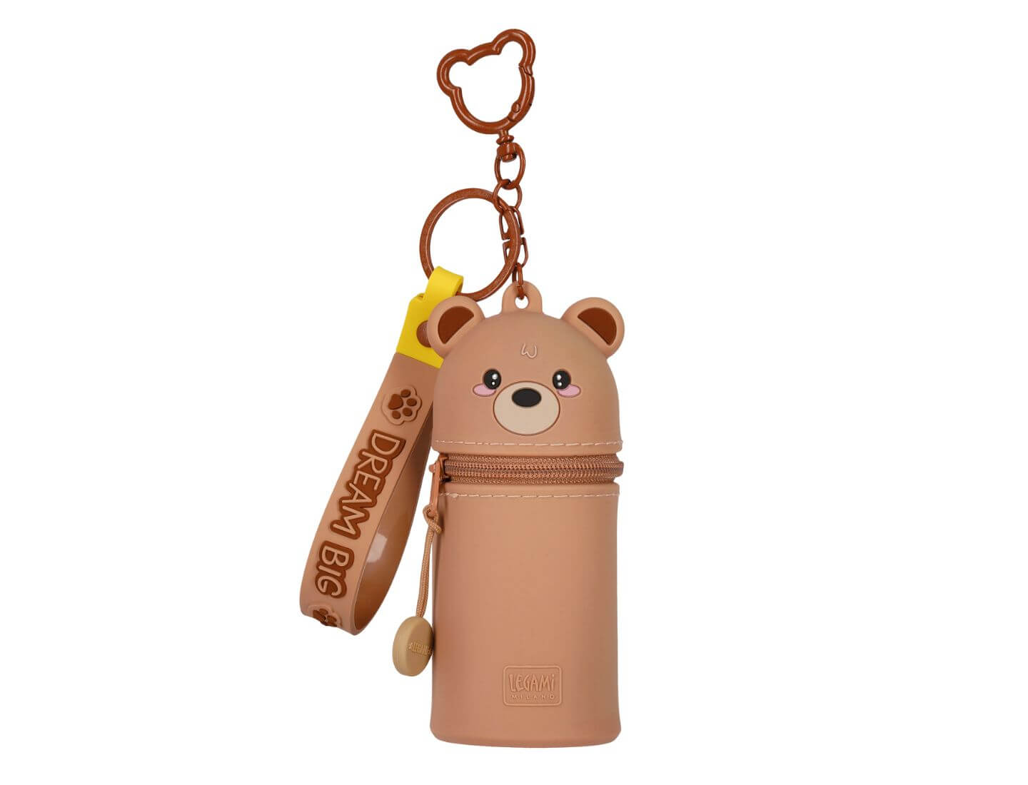 Münztasche mit Schlüsselanhänger Teddy - Mini Kawaii