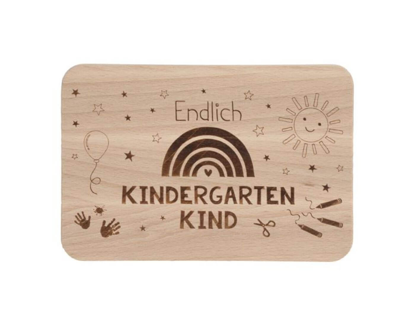 Frühstücksbrettchen Kindergarten