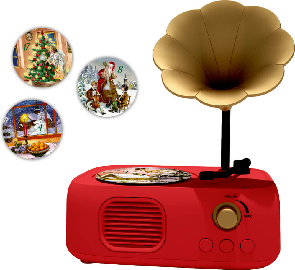 Vintage-Grammophon, Sound-Adventskalender (B. Behr)