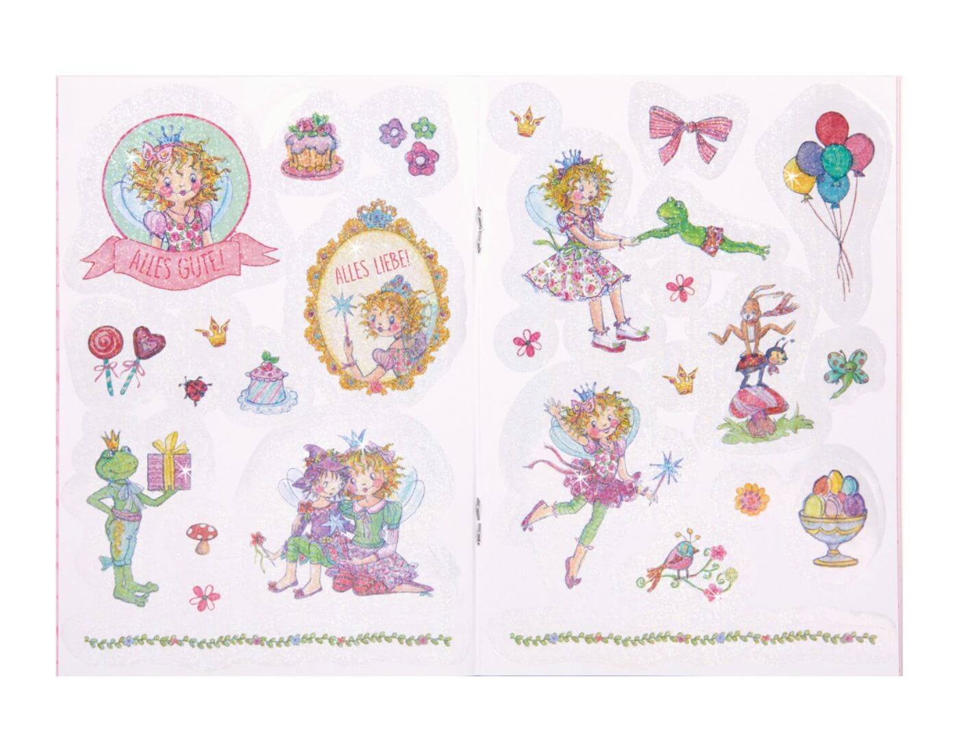 Glitzernde Lieblingssticker (Prinzessin Lillifee)