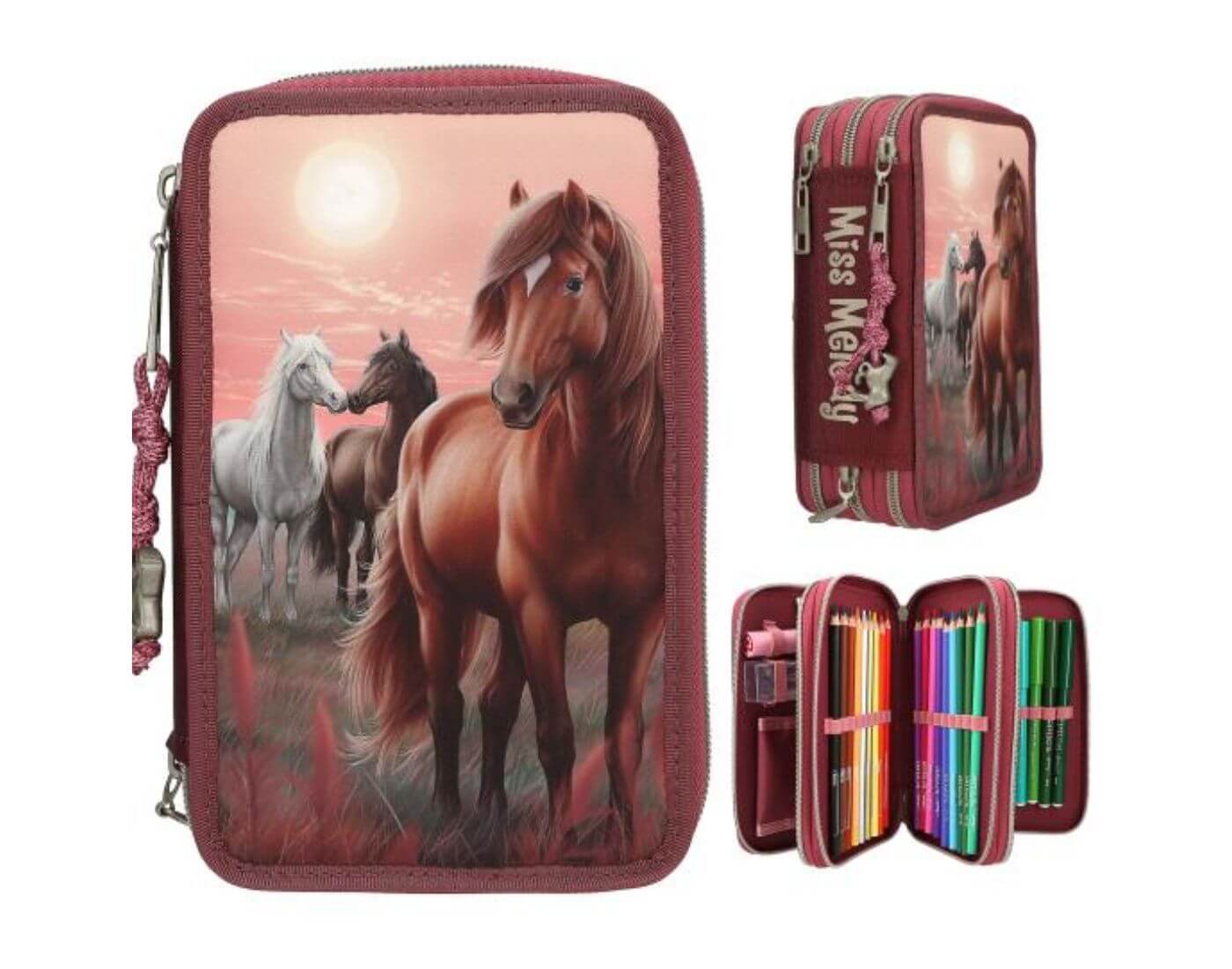 Miss Melody 3 Fach Federtasche DREAMLAND Miss Melody 3 Fach Federtasche DREAMLAND