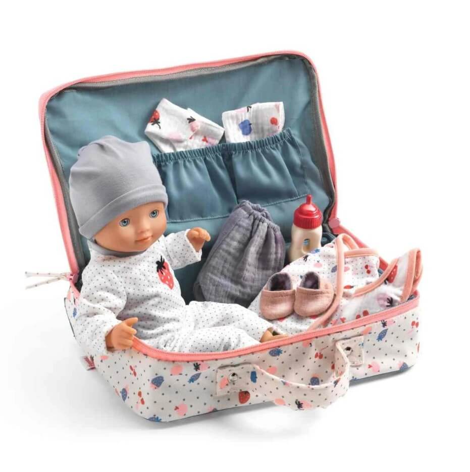 POMEA Puppe Vanille im Koffer