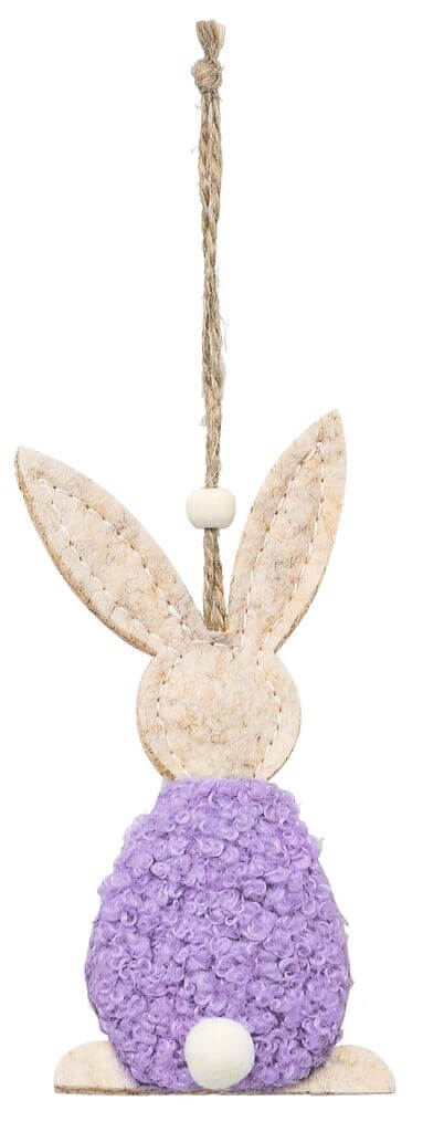 Anhänger Kuschelhase einzeln (versch. Farben)