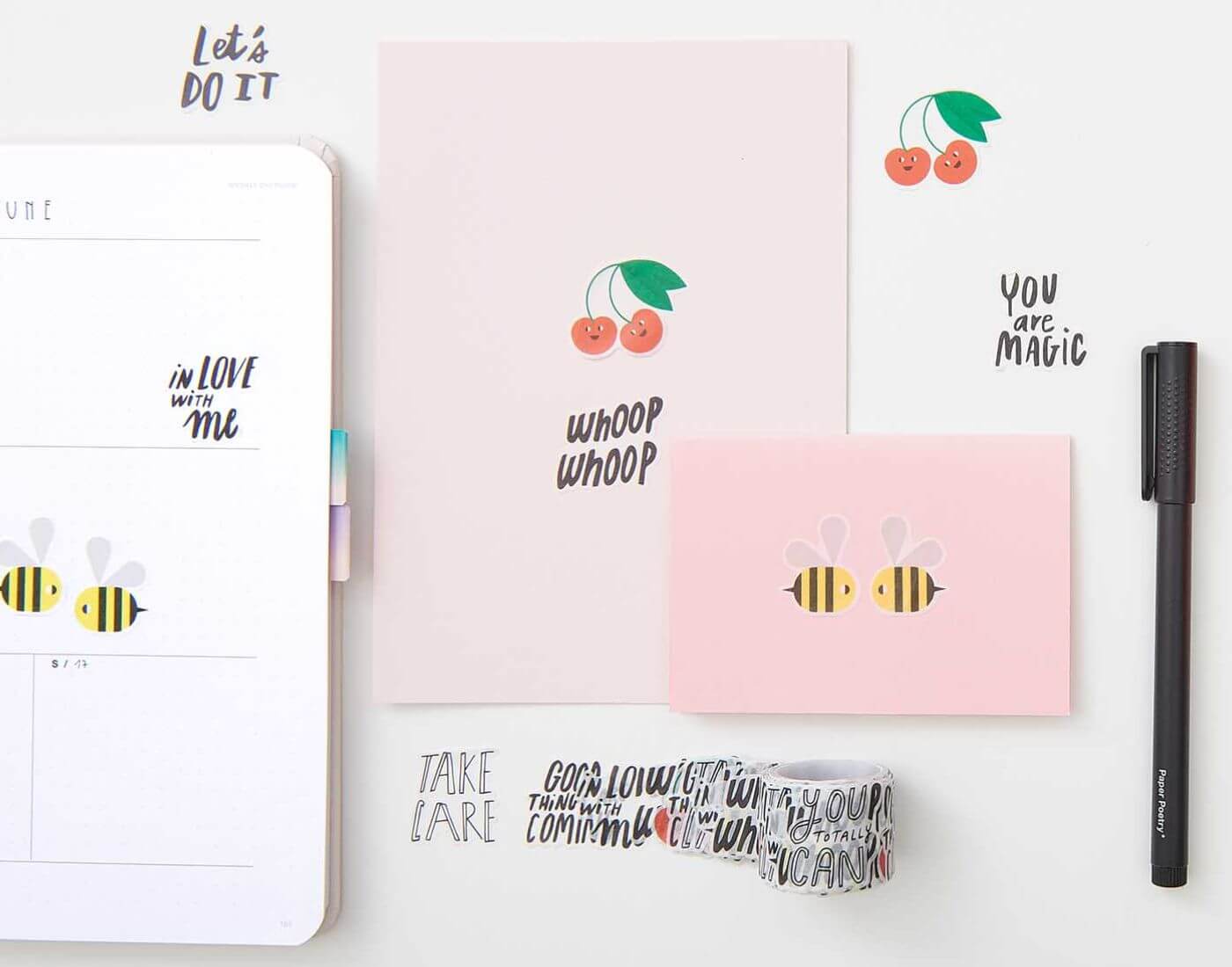 rico-washi-sticker-2-1 Paper Poetry Washi Sticker Typo 200 Stück