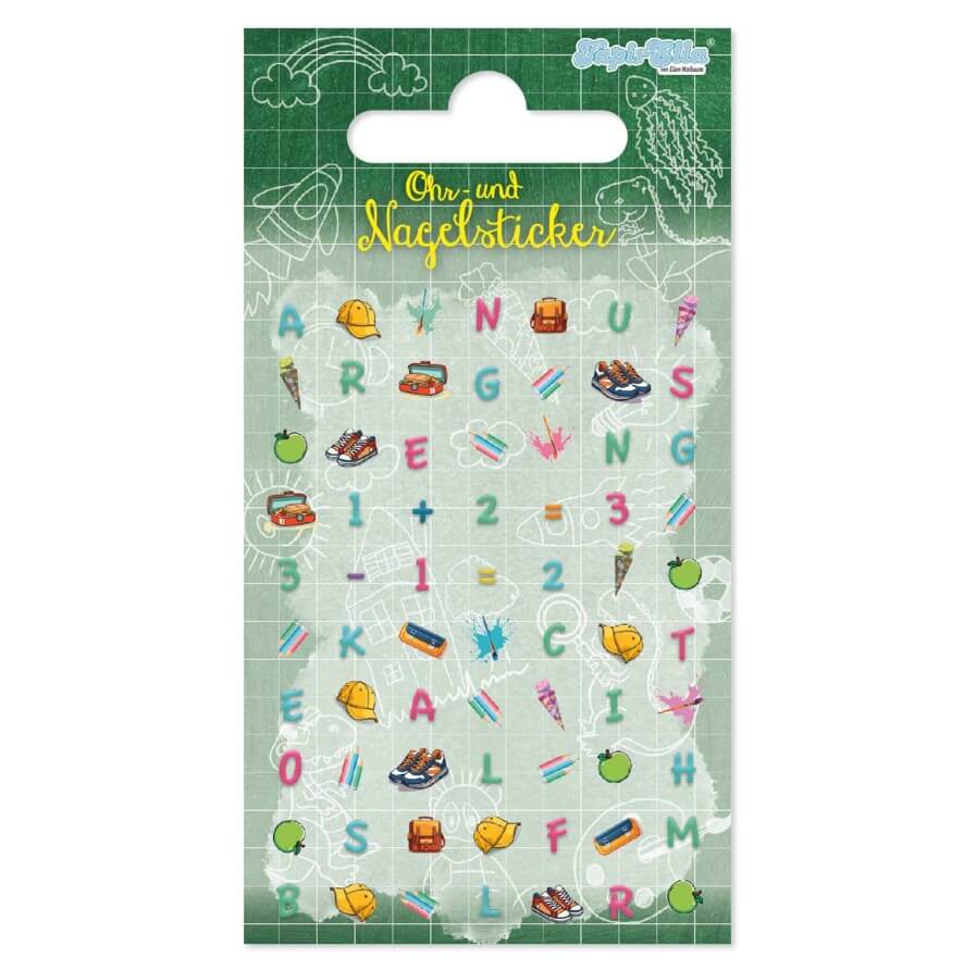 tapir-ella-nagelsticker-1 Ohr- und Nagel Sticker, Schulanfang