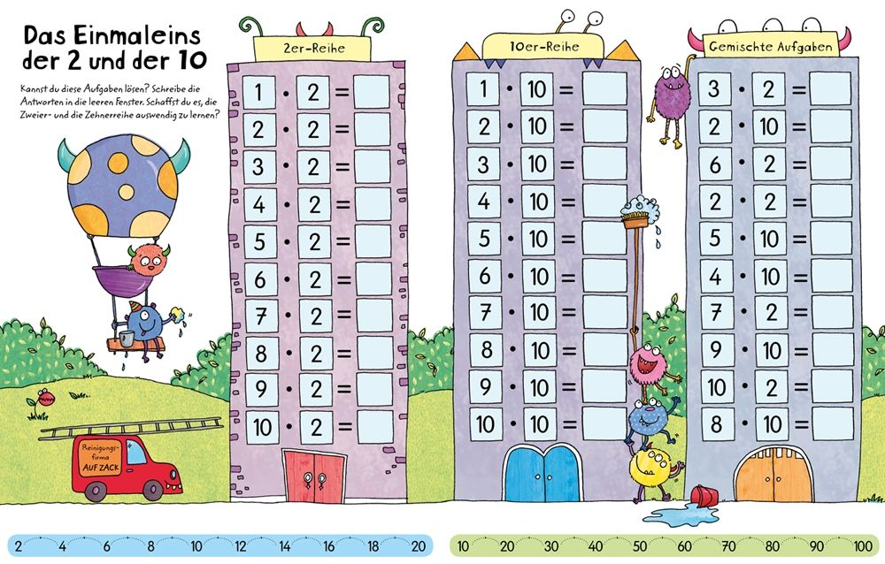 Mein Wisch-und-weg-Buch: Das kleine Einmaleins