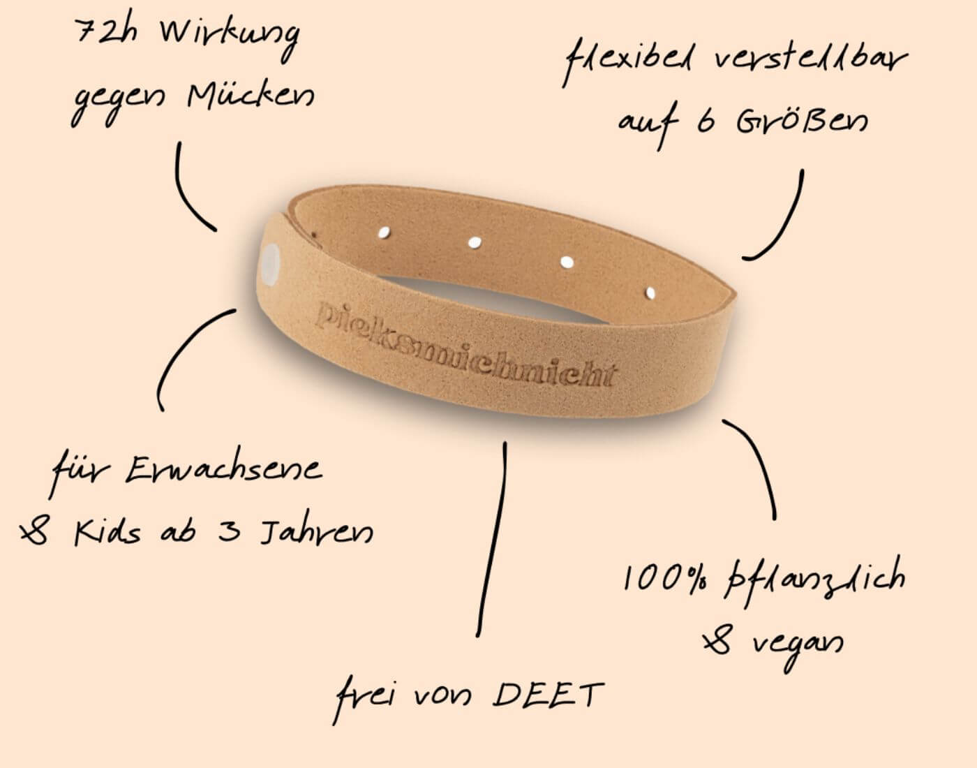 pieksmichnicht Armbänder Set 