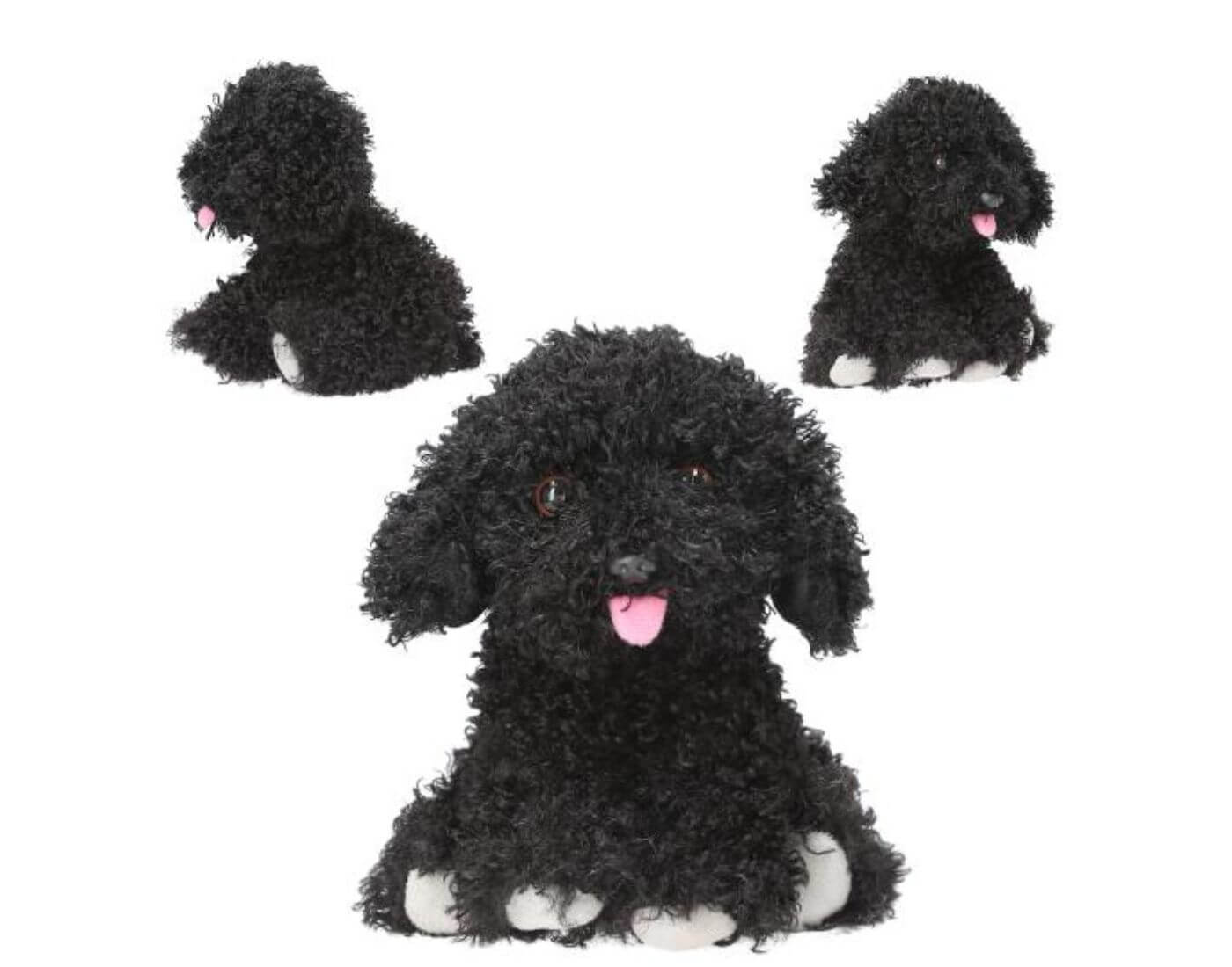 TOPModel Plüsch Hund schwarz 16 cm