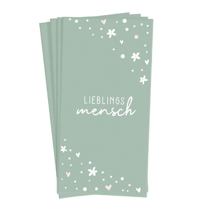 Papiertaschentücher Lieblingsmensch