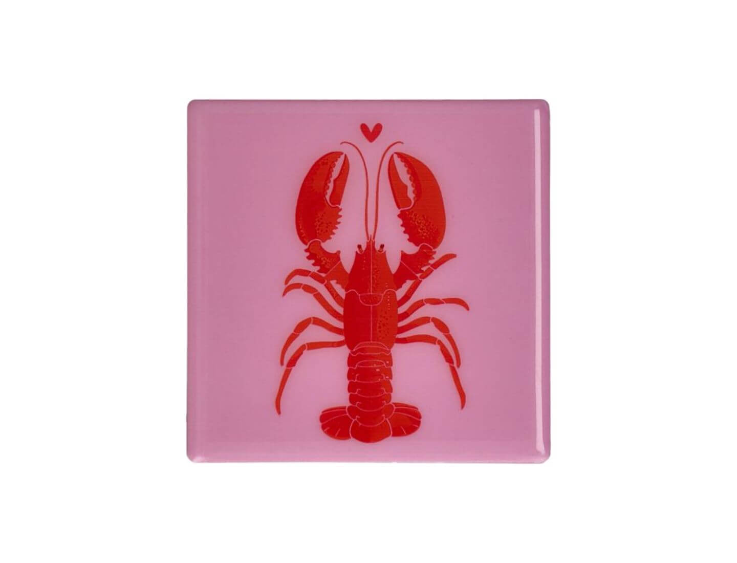 LOVE TILES Untersetzer, Hummer - rosa